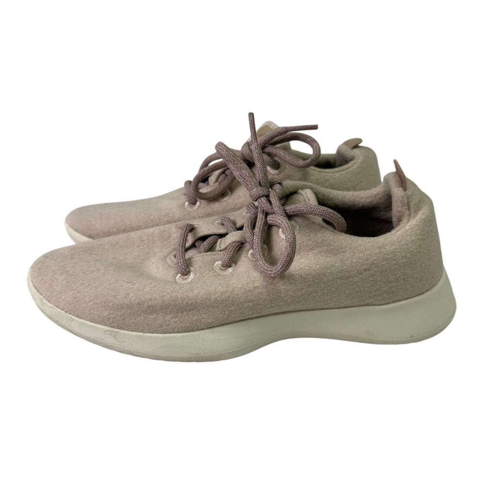 Allbirds Women’s Wool Runner Sneakers sz 9 Pink Lace Up # box 958